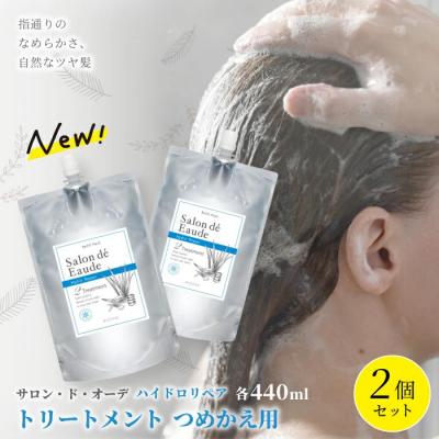 ふるさと納税 四万十市 サロン・ド・オーデ ハイドロリペア トリートメントつめかえ用(440ml)2個セット 26