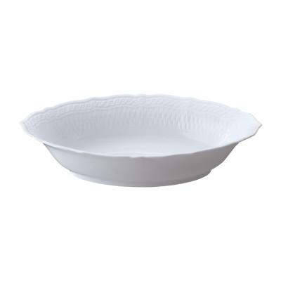 ふるさと納税 みよし市 ノリタケ【シェール ブラン】25.5cmダイヤモンドディッシュ