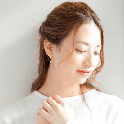 ふるさと納税 山梨県 【山梨県】【ジュエリー】K18 rhombus/ランバス ピアス |  | 02