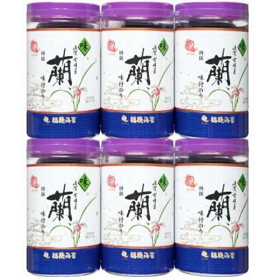 ふるさと納税 基山町 佐賀県有明海産味付海苔詰め合せ(特撰蘭6本詰)