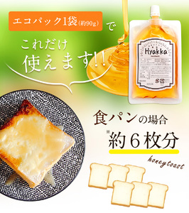 かの蜂 蜂蜜 エコパック ベトナム産ライチ蜂蜜 90g×1袋 メール便 はちみつ ハチミツ ライチ フルーティー 便利 パンケーキ トースト ヨーグルト 福岡県 八女市 024-099