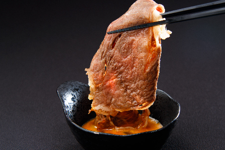 「厳選A5ランク」米沢牛リブロースすき焼きしゃぶしゃぶ用340g_B019