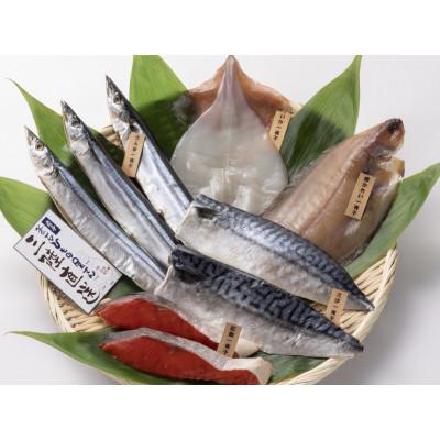 ふるさと納税 釜石市 岩手釜石 干物セット 柳かれい さば いか 紅鮭 さんま 干物 一夜干 釜石 永野商店 加工品 |  | 01
