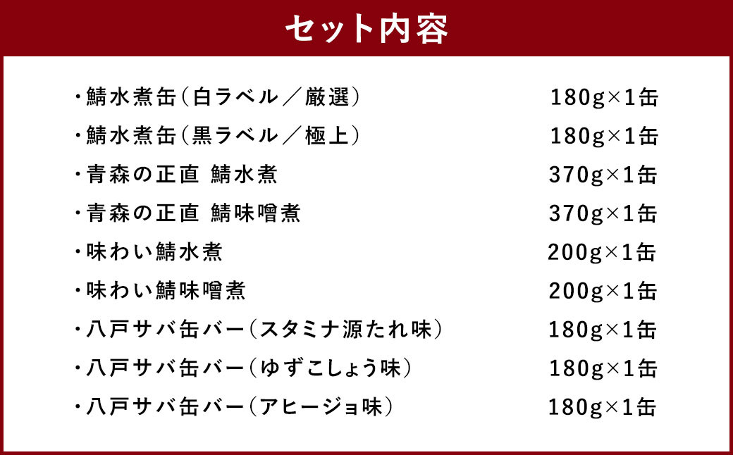 人気 サバ缶 9種 食べ比べ セット 鯖水煮 鯖味噌煮