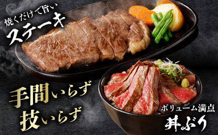 【2週間以内発送】≪訳あり≫宮崎県産黒毛和牛(経産牛)サーロインステーキ1ポンド(計450g) 肉 牛 牛肉 国産_T025-013