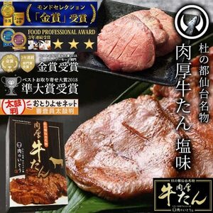 杜の都仙台名物肉厚牛たん500g【配送不可地域：離島】【1464064】