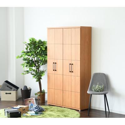 ふるさと納税 大川市 幅105cmシューズボックス(約40足)　ナチュラル