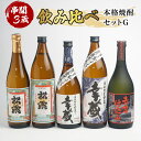 【ふるさと納税】串間市内3蔵元の芋焼酎＜本格焼酎セットG＞(5種・各1本)【木代商店】【D-C1】