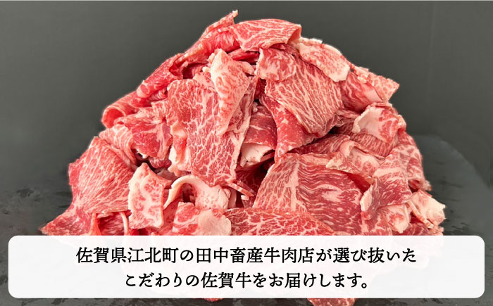 【全12回定期便】佐賀牛 切り落とし 500g【田中畜産牛肉店】 [HBH132]