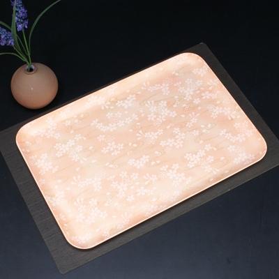 ふるさと納税 海南市 和歌山県海南市 友禅和紙トレー L 39cm 桜 流水紋 2枚セット 食洗機対応 おしゃれなトレー |  | 01