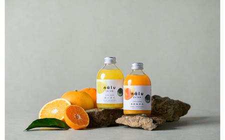 鳴川農園nalu juice 有田みかんジュース・はっさくジュース 250ｍｌ各3本(B1027-1)