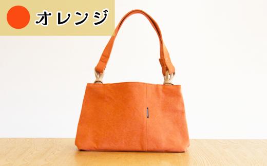 須田帆布 ハコハコトート・その2（オレンジ） │ トートバッグ バッグ カバン 鞄 帆布 国産 日本製 茨城県 つくば市