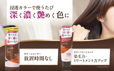 ダリヤ サロンドプロ カラーシャンプー・トリートメント 各3個セット【ナチュラルブラウン】 / 稲沢市 / 日興商事株式会社 [BMBK005-01]