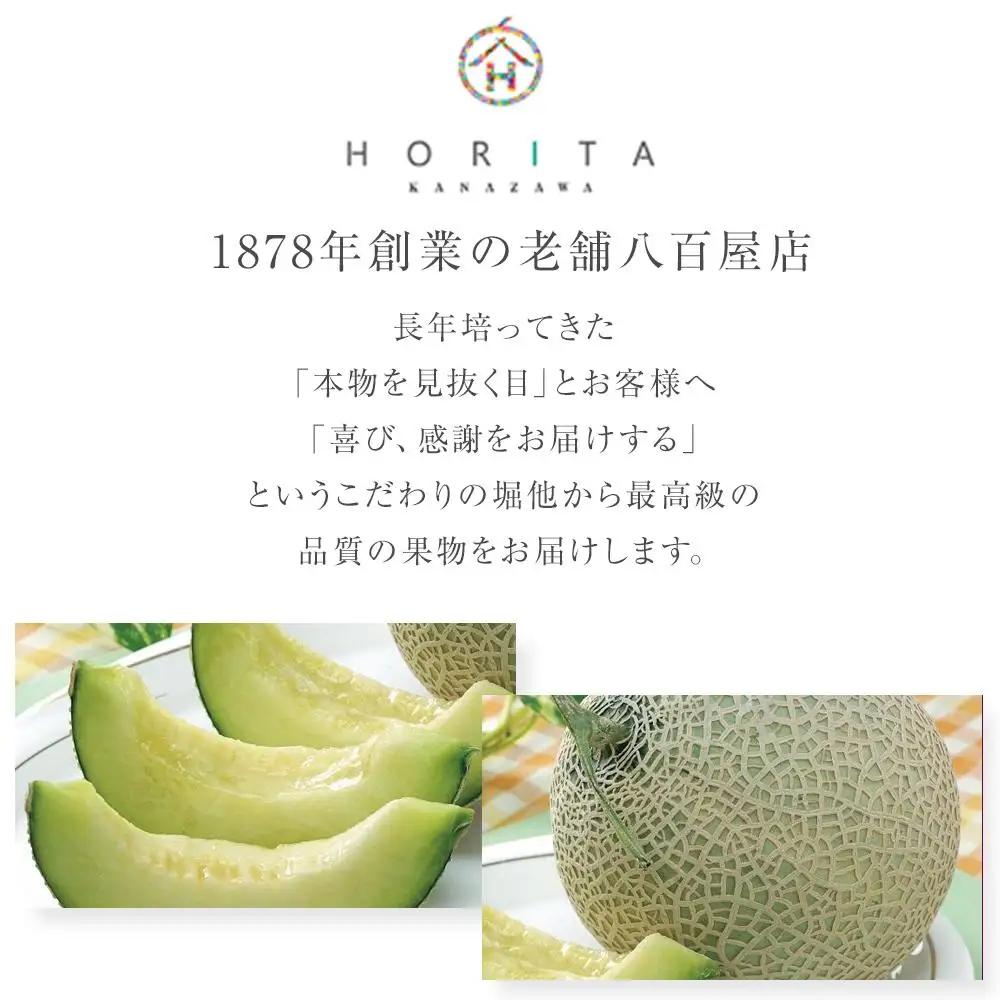 石川県産 アールスメロン 1.3kg×2個（計約2.6kg）高級ネットメロン フルーツ ギフト