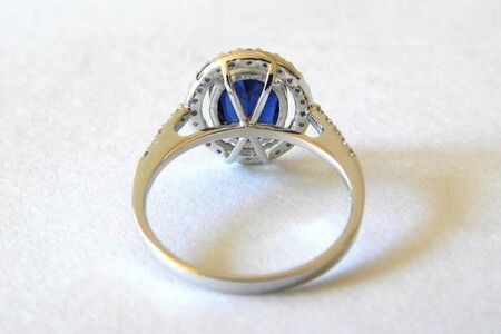 【ふるなび限定】【一点もの】Pt950　サファイア（2.011ct）ダイヤモンドリング　M27　K06159-H　FN-Limited-SP