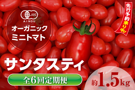 ★先行予約★　【全6回定期便】オーガニックミニトマト（サンタスティ）約1.5kg
