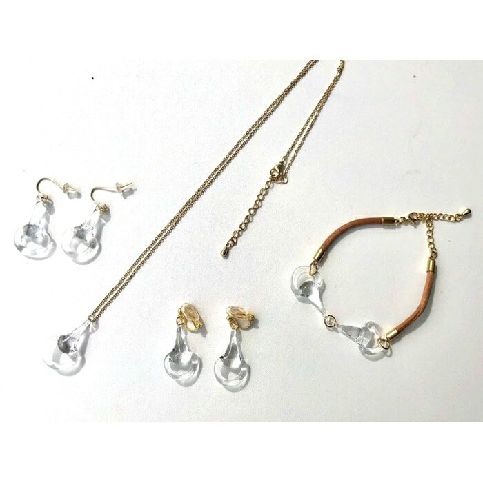 【ふるさと納税】オリジナルアクセサリー ハーフビットアクセサリーセット クリア | 馬 アクセサリー レディース シンプル かわいい オシャレ プレゼント ギフト 贈り物