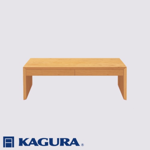 家具蔵 KAGURA デスクダン900 ロータイプ 引出有 チェリー材 家具 机 木材 無垢材 職人 手作業 天然木 高級木材 無添加 安全 ジャパニーズモダン 高級家具 熟練 無着色 おしゃれ 天然木無垢材 温もり シンプル 洗練 ( B-069 )