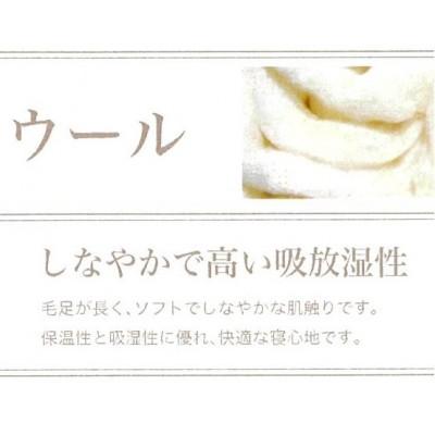 ふるさと納税 泉大津市 ROMANCE　洗える　メリノウール　敷きパッド　【ダブル】　ベージュ　80674404 |  | 02