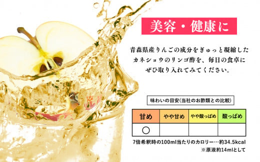 【10/1～掲載終了予定につき寄附金額を見直しました】≪3ヶ月定期便≫ ハチミツ入りリンゴ酢 500ml×1本