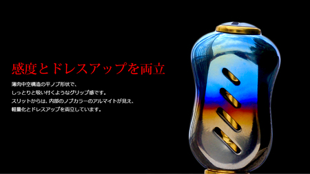 LIVRE Fino（2個）（ブラウン(IP)＆チタン） 亀山市/有限会社メガテック 釣り具 リールハンドル カスタムハンドル[AMBB222-2]