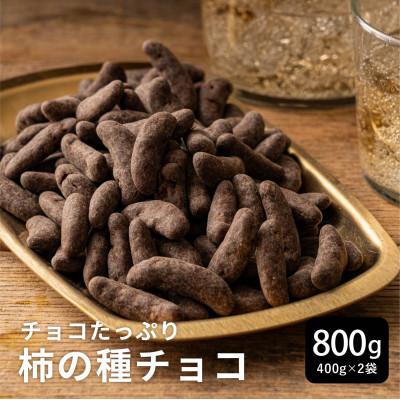 ふるさと納税 静岡市 柿の種ハイカカオチョコレート 800g(400g×2袋)クーベルチュール使用 塩味と甘みの誘惑