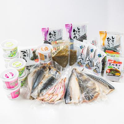 ふるさと納税 長門市 もずくと干物の豪華詰め合わせセット　全12種 |  | 01
