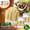 【ふるさと納税】山鹿和栗のモンブラン・グラッセ 4個セット×2 計8個 【株式会社パストラル】[ZAR007]