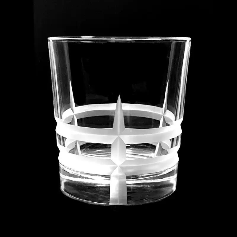 浅草切子 Bar’s Glass「プラネット ロック」2個セット 化粧箱入り_0012-050-T04