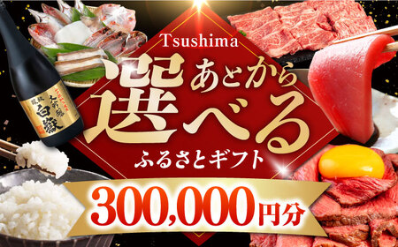 【あとから選べる】対馬市ふるさとギフト 30万円 分  離島  米 肉 魚介 海鮮 木工品 [WZZ018]