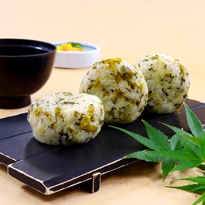 ふるさと納税 岡垣町 【マツコの知らない世界で紹介されました!】ごま高菜おにぎり(10個入り)
