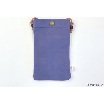 ふるさと納税 大垣市 【中日ドラゴンズとのコラボアイテム】のこり染×ドアラスマホショルダー ブルーベリー |  | 01