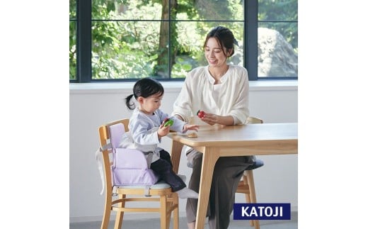 20-36_リュックチェアルンルン（パープル）｜カトージ KATOJI ブランド 子育て ベビー用品 赤ちゃん 子ども 子供 リュック かばん ベビー かわいい クッション 鞄 カラフル チェア 椅子 いす お出かけ リュックチェア