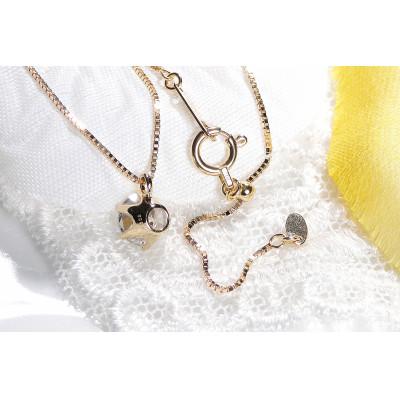 ふるさと納税 昭和町 【中央宝石研究所ソーティング付き】K18YG一粒 ダイヤモンド ネックレス【0.5ct】 |  | 03