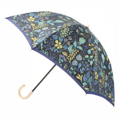 ふるさと納税 富士河口湖町 槙田商店【晴雨兼用】折りたたみ傘 スティグ リンドベリ【HERBARIUM】(ハーバリウム) ブルー |  | 01