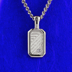 純プラチナ ネックレス pt999 インゴット型 プラチナ ペンダントトップ プレート 喜平用 ダイヤ ダイヤモンド pt999 ジュエリー 普段 使い 230404102dpt999mba SWAA