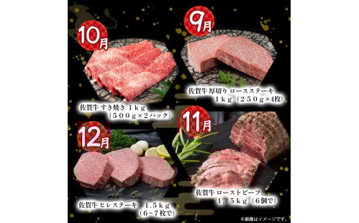 ZAF-1 佐賀牛毎月豪華１２回便１００万コース