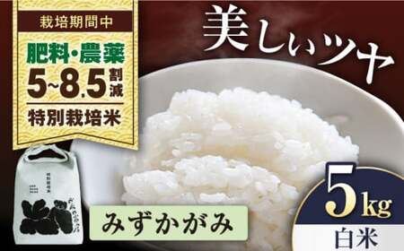 米 5キロ みずかがみ 白米[AQCP054] 特別栽培米 5kg