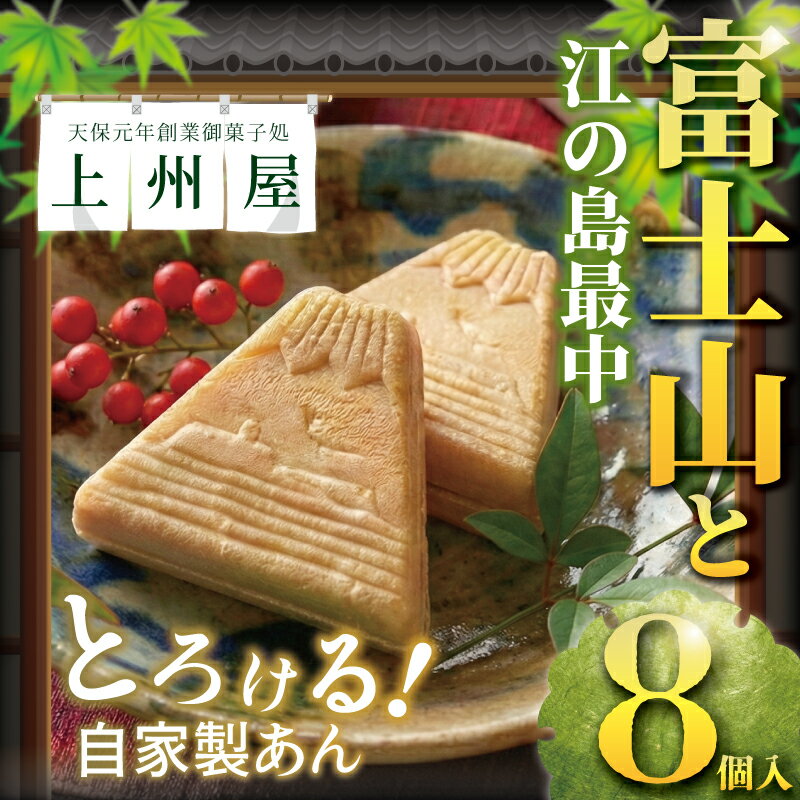 【ふるさと納税】 もなか 8個 最中 モナカ monaka 和菓子 美味しい 自家製 あんこ 餡 小倉あん 白あん 茶菓子 お菓子 お土産 プレゼント 贈答 手土産 ワガシ wagasi 和スイーツ スイーツ 自家製 餡 人気 名店 江ノ島 江の島 土産 片瀬 天保元年創業 上州屋 神奈川 湘南 藤沢