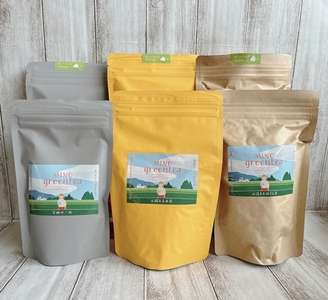 MINOgreentea 詰め合わせセット(季節のおまけ付) ／ 煎茶 玄米茶 ほうじ茶 無農薬 オーガニック 有機 お茶 リーフ ティーバッグ 三重県 度会町