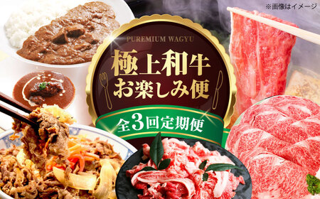 【全3回定期便】ミートモリタ屋 贅沢カレー＆ビーフシチューと和牛のお楽しみ定期便 お肉 肉 切り落とし すき焼き 和牛 牛肉 和牛カレー ビーフシチュー 定期便 食べ比べ 大阪府高槻市/株式会社ミートモリタ屋[AOAI076]