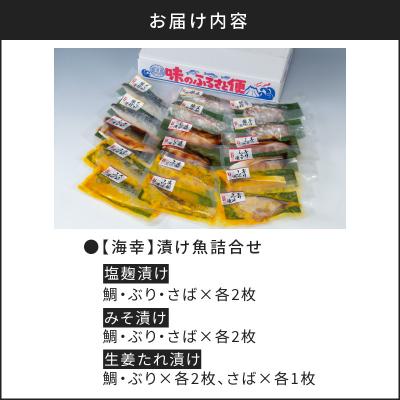 ふるさと納税 鹿児島市 【海幸】漬け魚詰合せ　K065-005 |  | 03