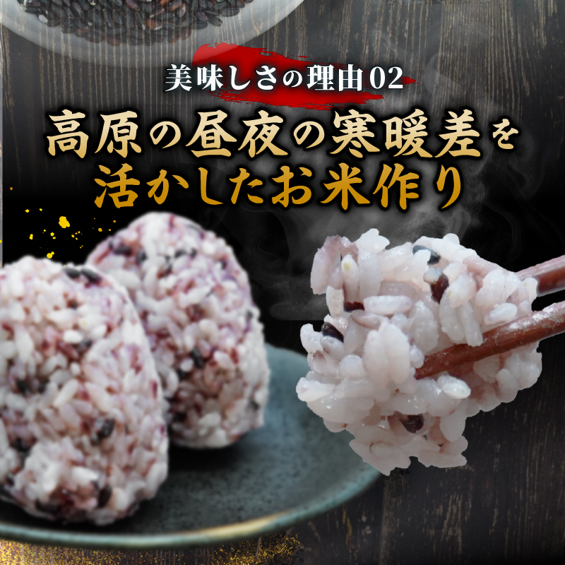 【令和7年産米】【数量限定】忍野村産　黒米（2kg）