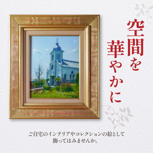 S056-022_油彩絵画　「大江教会」