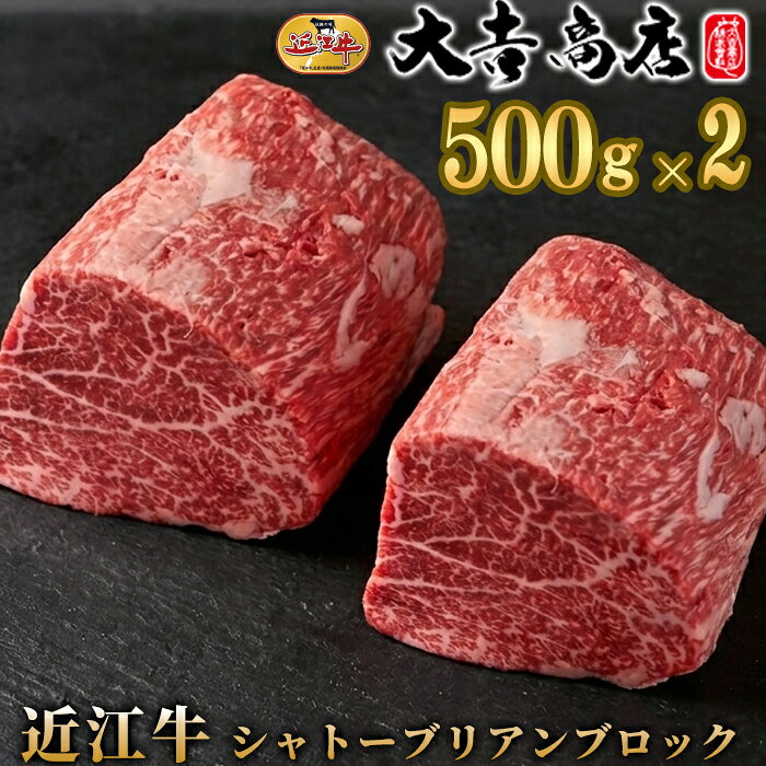【ふるさと納税】【A-038】大吉商店 近江牛シャトーブリアンブロックC ［高島屋選定品］【数量限定】