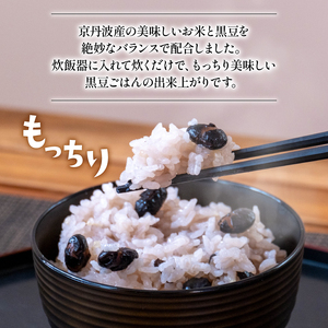 味夢のごはん 3本 セット (1本あたり300g 計900g) ごはん お米 国産 京丹波町産 こしひかり コシヒカリ 2合 小分け 米 コメ ブレンド もち米 黒大豆 黒豆 簡単 調理 保存 おいし
