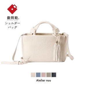 豊岡鞄 loop ミニボストン NU04-116　アイボリー