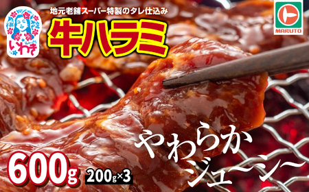 味付牛ハラミ 600g(200g×3)ハラミ