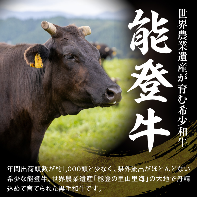 【定期便 3か月】能登牛もも（しゃぶしゃぶ/すき焼き）（1kg×3回） 計3kg wa121-007