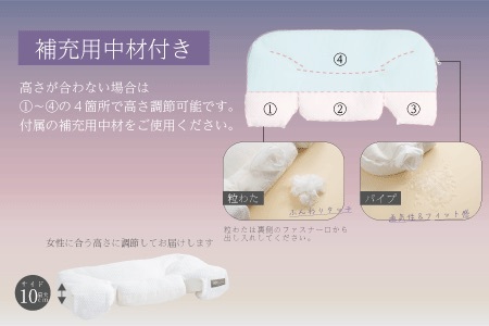 「macolom」マコロン　女性向け寝返り枕